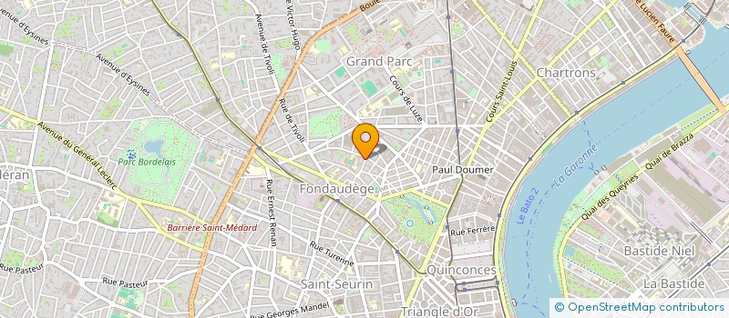 localisation de l'entreprise MONSIEUR ARNAUD DECHAMPS  BORDEAUX