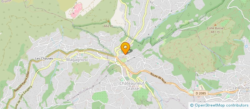 localisation de l'entreprise MONSIEUR ARNAUD DECRESSAIN  CHATEAUNEUF-GRASSE