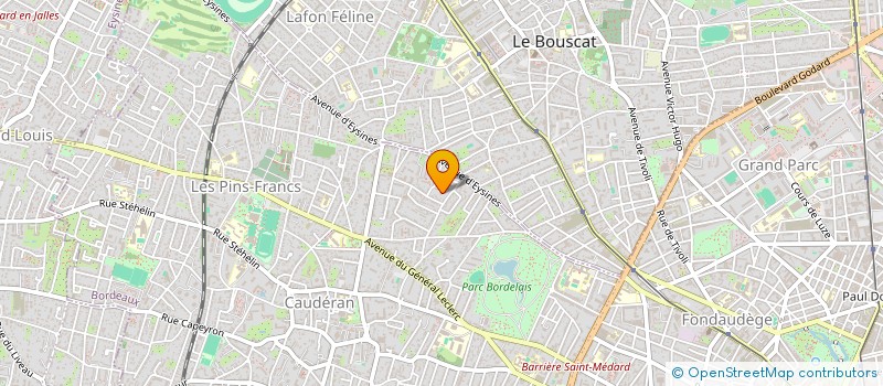 localisation de l'entreprise MONSIEUR ARNAUD DEDIEU à BORDEAUX