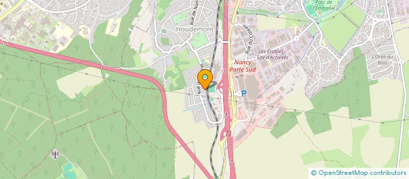 localisation de l'entreprise MONSIEUR ARNAUD DEFFONTIS  HOUDEMONT