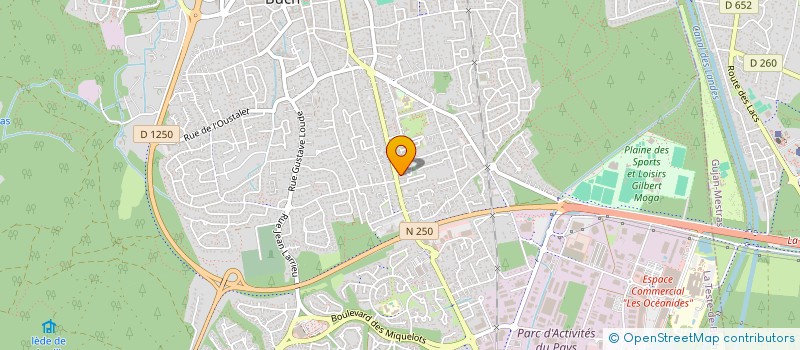 localisation de l'entreprise MONSIEUR ARNAUD DEGEETER  ARCACHON