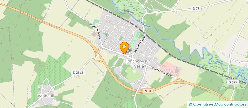 localisation de l'entreprise MONSIEUR ARNAUD DEGLAIRE  MONTIGNY-SUR-VESLE