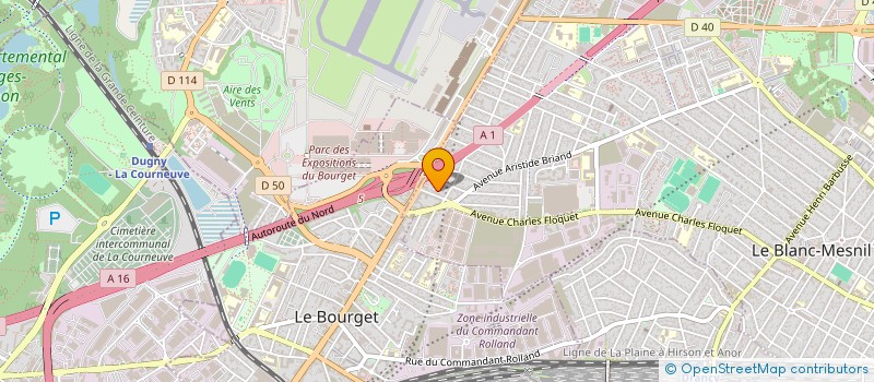 localisation de l'entreprise MONSIEUR ARNAUD DEGOUY à LE BLANC-MESNIL