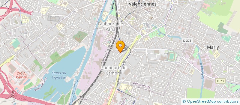 localisation de l'entreprise MONSIEUR ARNAUD DEGROOTE à VALENCIENNES