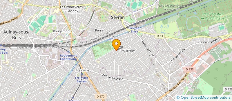 localisation de l'entreprise MONSIEUR ARNAUD DEHON à SEVRAN