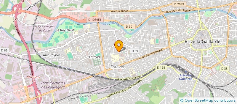 localisation de l'entreprise MONSIEUR ARNAUD DEISIEUX  BRIVE-LA-GAILLARDE