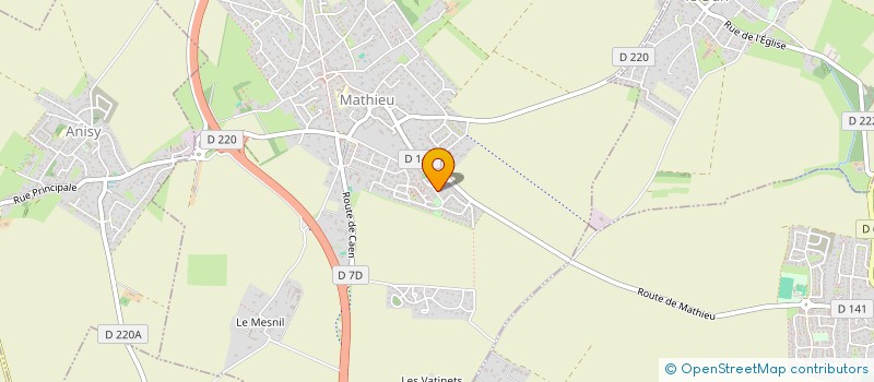 localisation de l'entreprise MONSIEUR ARNAUD DEJARDIN  MATHIEU