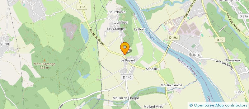 localisation de l'entreprise MONSIEUR ARNAUD DEL-SANTE  BOUVESSE-QUIRIEU