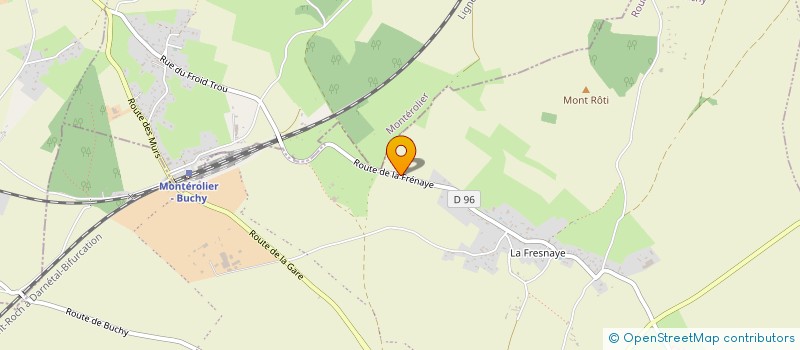 localisation de l'entreprise MONSIEUR ARNAUD DELACROIX  BUCHY