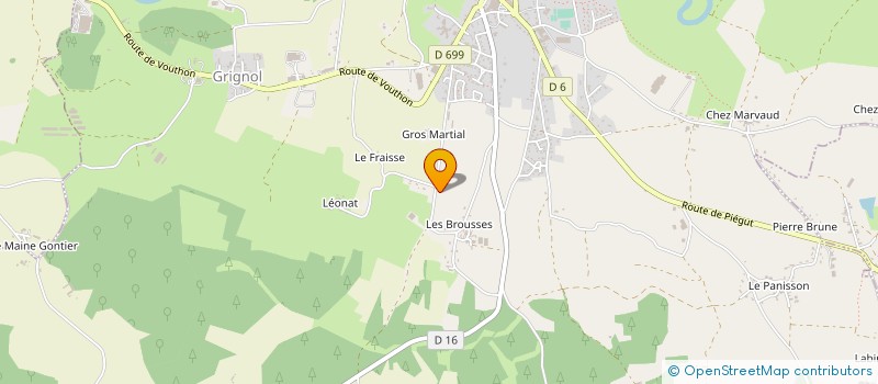 localisation de l'entreprise MONSIEUR ARNAUD DELAGE à MONTBRON