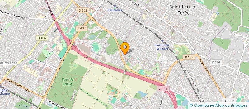 localisation de l'entreprise MONSIEUR ARNAUD DELAGRANGE  SAINT-LEU-LA-FORET