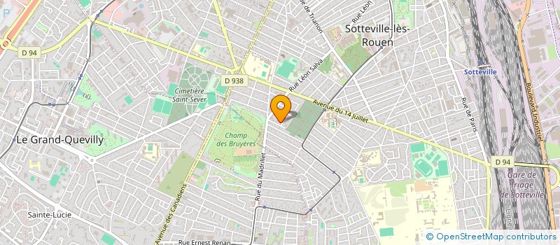 localisation de l'entreprise MONSIEUR ARNAUD DELAHAYE  SOTTEVILLE-LES-ROUEN