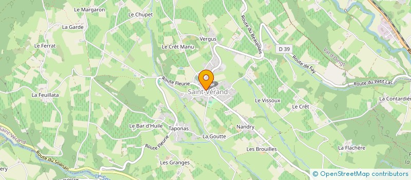 localisation de l'entreprise MONSIEUR ARNAUD DELAMARE  SAINT-VERAND