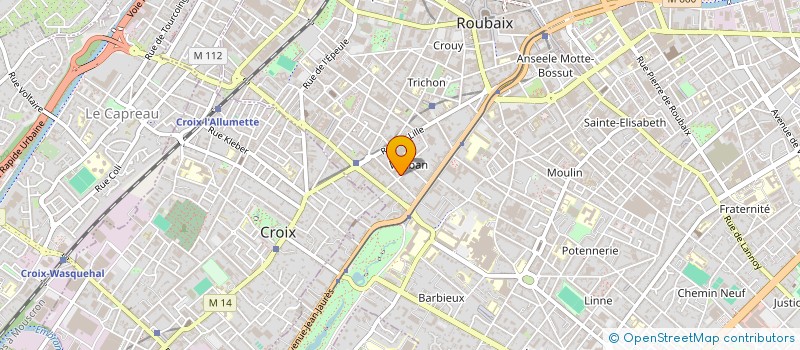 localisation de l'entreprise MONSIEUR ARNAUD DELANNOY  ROUBAIX