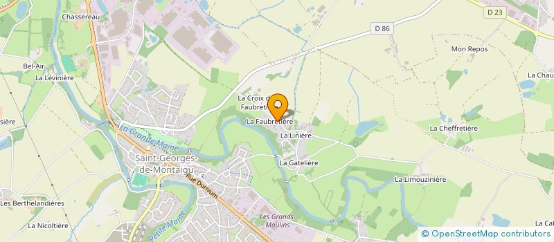 localisation de l'entreprise MONSIEUR ARNAUD DELANOUE à MONTAIGU-VENDEE