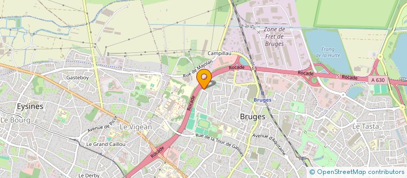 localisation de l'entreprise MONSIEUR ARNAUD DELATER  BRUGES