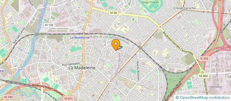 localisation de l'entreprise MONSIEUR ARNAUD DELATTRE à MARCQ-EN-BARŒUL