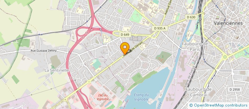 localisation de l'entreprise MONSIEUR ARNAUD DELATTRE  VALENCIENNES