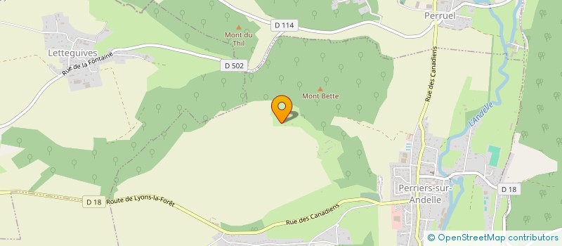 localisation de l'entreprise MONSIEUR ARNAUD DELBECQUE  PERRIERS-SUR-ANDELLE