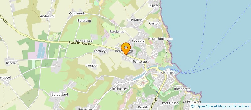 localisation de l'entreprise MONSIEUR ARNAUD DELHAYE  LE PALAIS