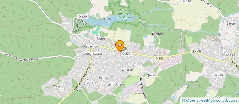 localisation de l'entreprise MONSIEUR ARNAUD DELLA-MARTA  SEIGNOSSE