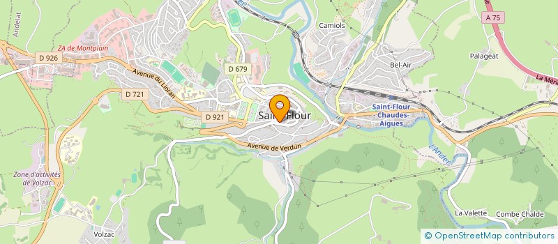 localisation de l'entreprise MONSIEUR ARNAUD DELTOUR à SAINT-FLOUR