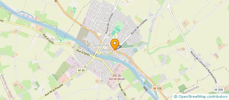 localisation de l'entreprise MONSIEUR ARNAUD DELTOUR  QUESNOY-SUR-DEULE