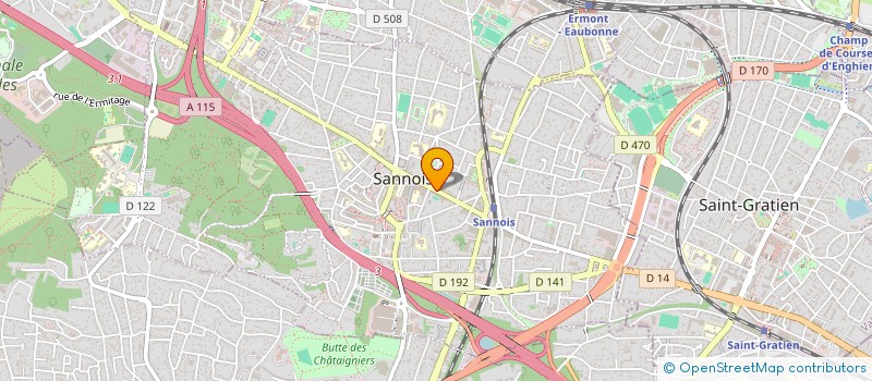 localisation de l'entreprise MONSIEUR ARNAUD DEMAEGD à SANNOIS