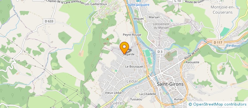 localisation de l'entreprise MONSIEUR ARNAUD DENAT à SAINT-GIRONS