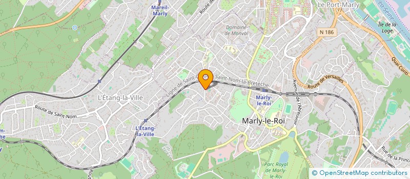 localisation de l'entreprise MONSIEUR ARNAUD DENIS  MARLY-LE-ROI