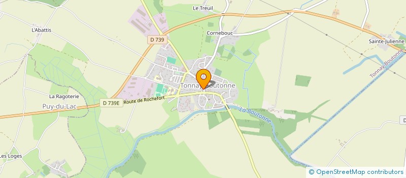 localisation de l'entreprise MONSIEUR ARNAUD DENIS DE SENNEVILLE  TONNAY-BOUTONNE