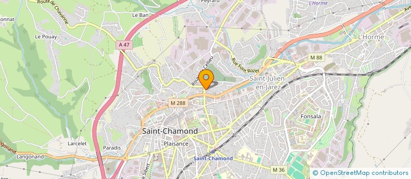 localisation de l'entreprise MONSIEUR ARNAUD DENOTTI  SAINT-CHAMOND