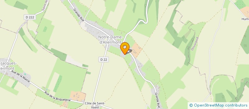 localisation de l'entreprise MONSIEUR ARNAUD DENOYER  NOTRE-DAME-D ALIERMONT