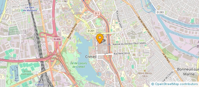 localisation de l'entreprise MONSIEUR ARNAUD DEPARIS  CRETEIL