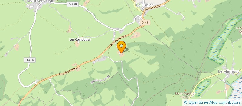 localisation de l'entreprise MONSIEUR ARNAUD DEPIERRE  MONT-DE-LAVAL