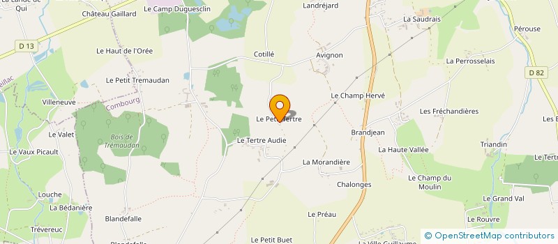 localisation de l'entreprise MONSIEUR ARNAUD DEPOIX à COMBOURG