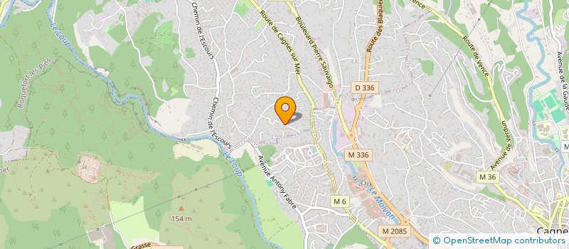 localisation de l'entreprise MONSIEUR ARNAUD DEPROST  LA COLLE-SUR-LOUP