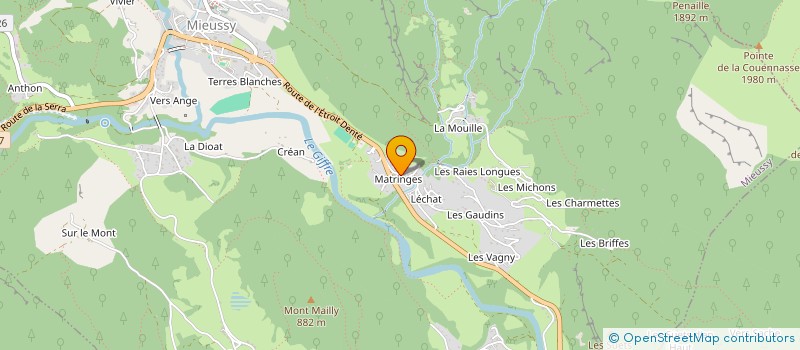 localisation de l'entreprise MONSIEUR ARNAUD DERANSY  MIEUSSY