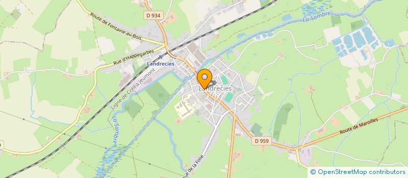 localisation de l'entreprise MONSIEUR ARNAUD DEREU à LANDRECIES
