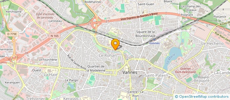 localisation de l'entreprise MONSIEUR ARNAUD DERRIEN à VANNES