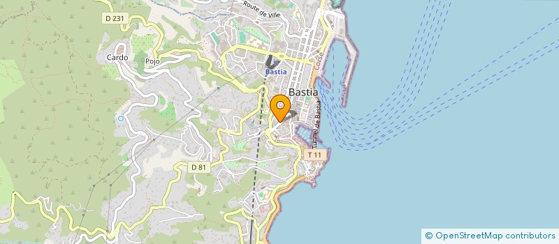 localisation de l'entreprise MONSIEUR ARNAUD DES ESGAULX DE NOLET à BASTIA