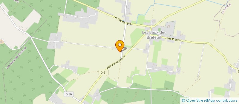 localisation de l'entreprise MONSIEUR ARNAUD DESAINTJEAN  LES BAUX-DE-BRETEUIL