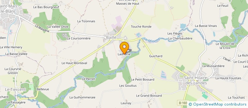 localisation de l'entreprise MONSIEUR ARNAUD DESBOIS à SAINT-MARC-LE-BLANC