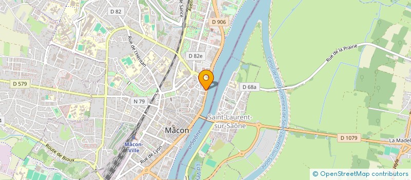 localisation de l'entreprise MONSIEUR ARNAUD DESBOIS  MACON
