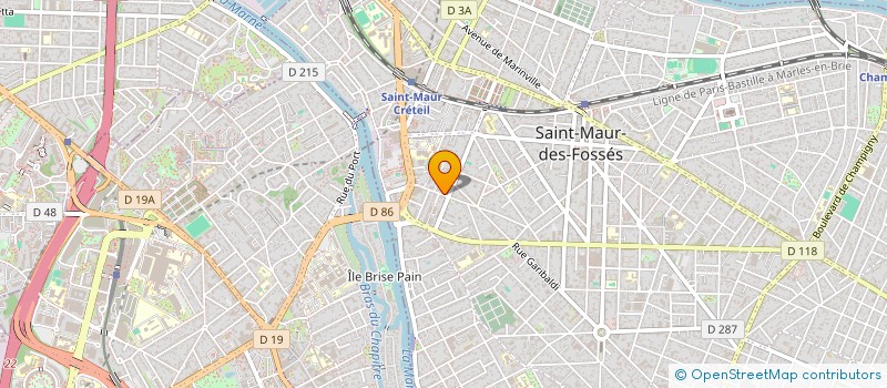 localisation de l'entreprise MONSIEUR ARNAUD DESCHAMPS à SAINT-MAUR-DES-FOSSES