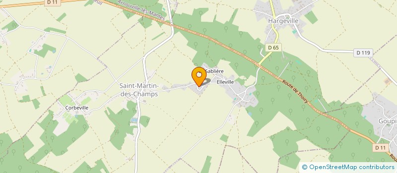 localisation de l'entreprise MONSIEUR ARNAUD DESCOUBES à SAINT-MARTIN-DES-CHAMPS