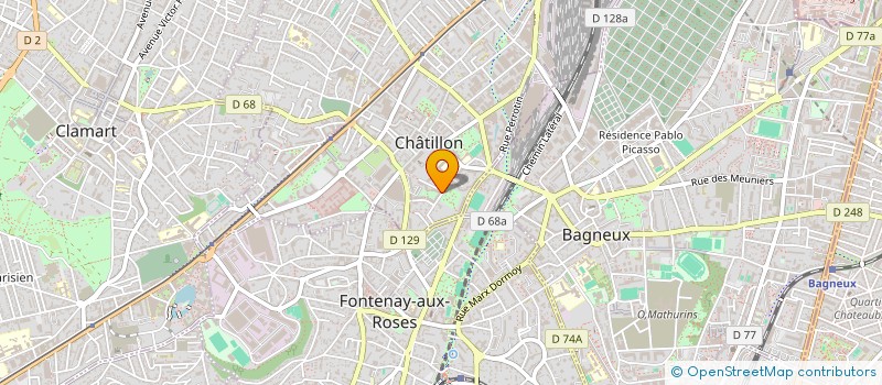 localisation de l'entreprise MONSIEUR ARNAUD DESQUILBET à CHATILLON