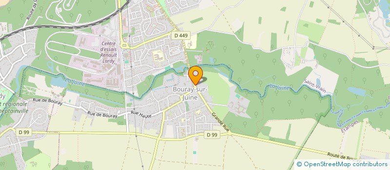 localisation de l'entreprise MONSIEUR ARNAUD DESSAINT  BOURAY-SUR-JUINE
