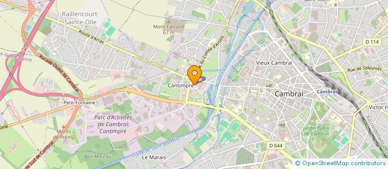 localisation de l'entreprise MONSIEUR ARNAUD DEUDON  LILLE