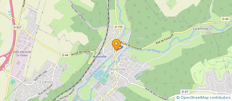 localisation de l'entreprise MONSIEUR ARNAUD DEVARENNE  MONTVILLE